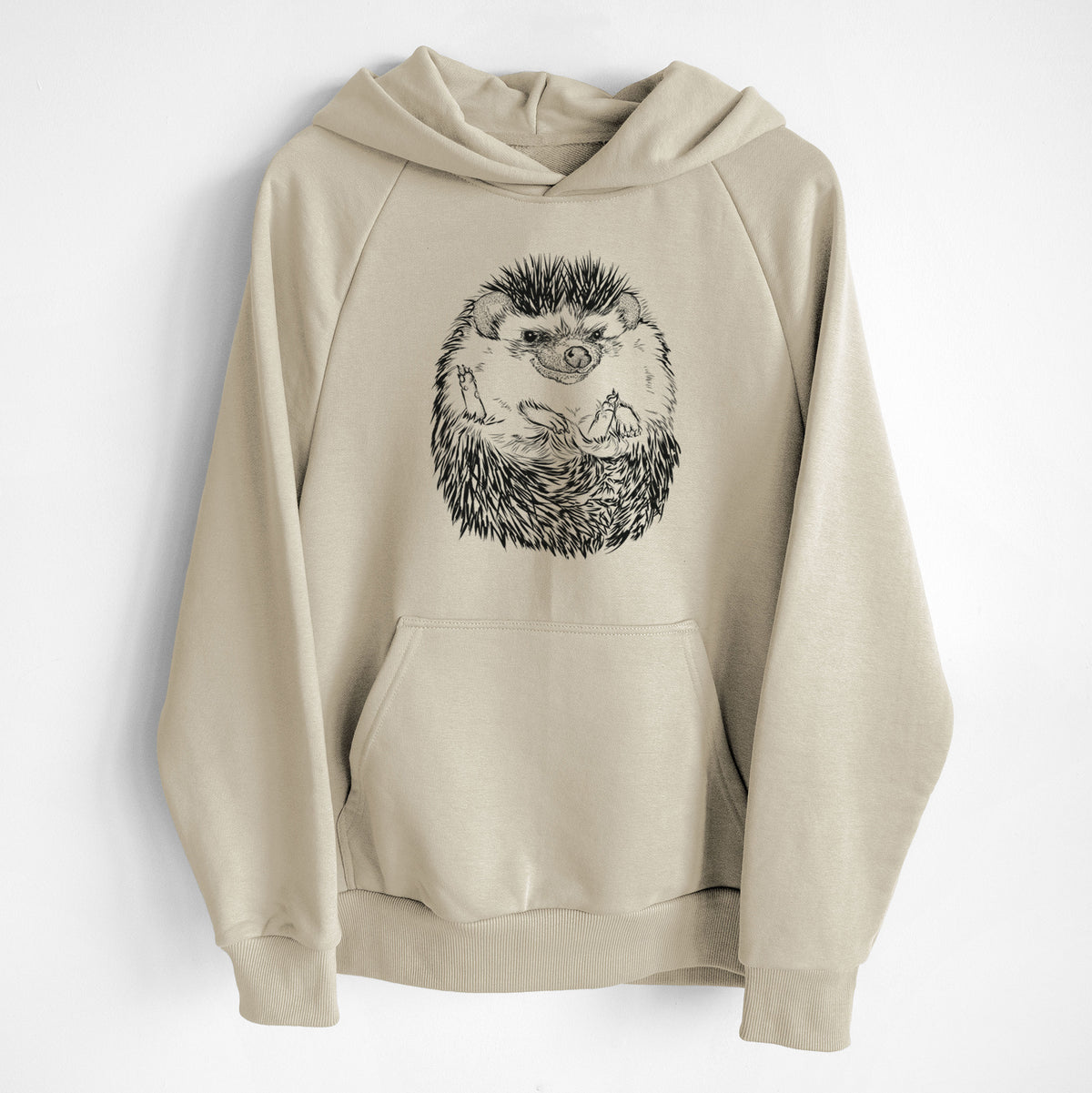 African Pygmy Hedgehog - Atelerix albiventris - UltraLuxe Heavyweight French Terry Hoodie