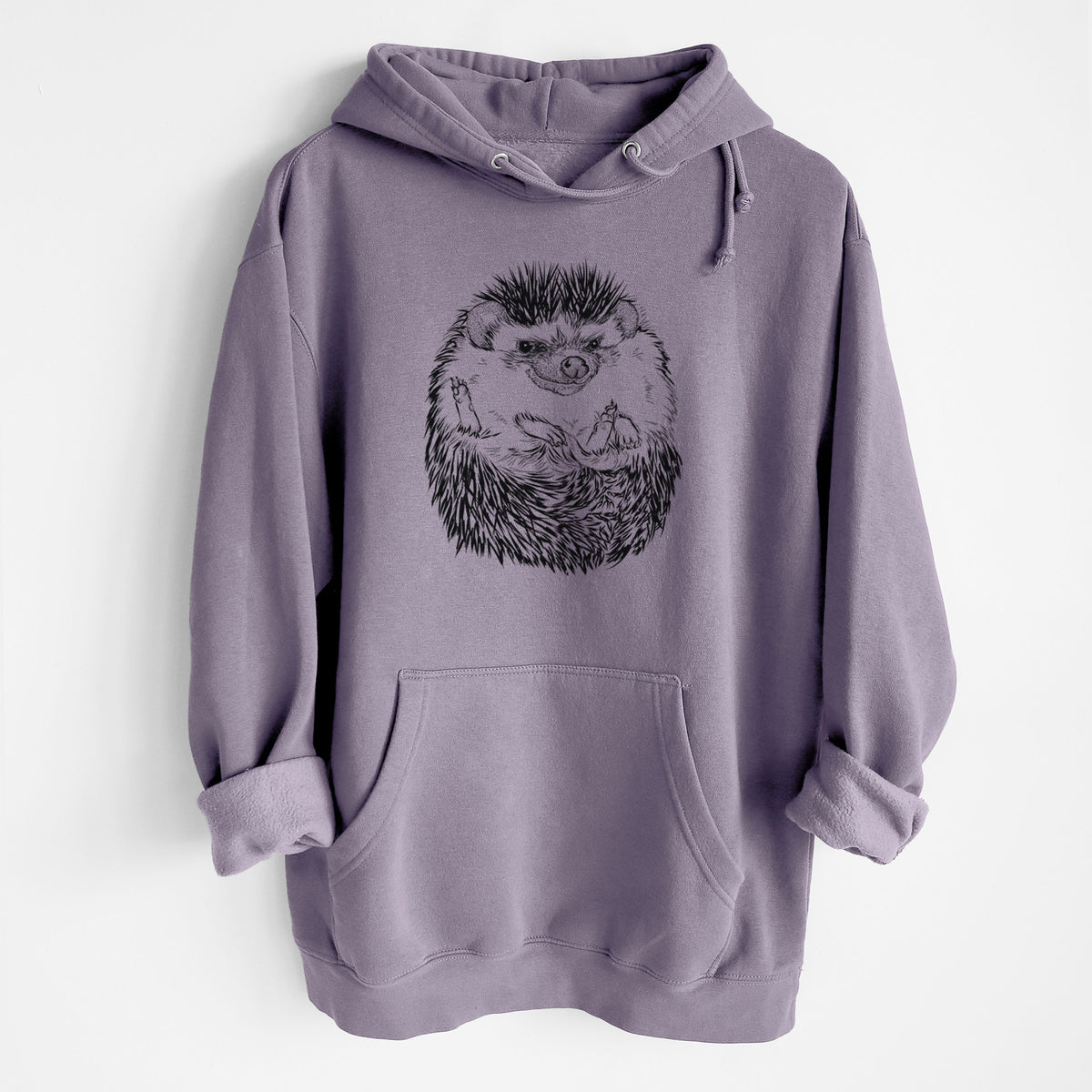 African Pygmy Hedgehog - Atelerix albiventris - Heavyweight Fleece Hoodie