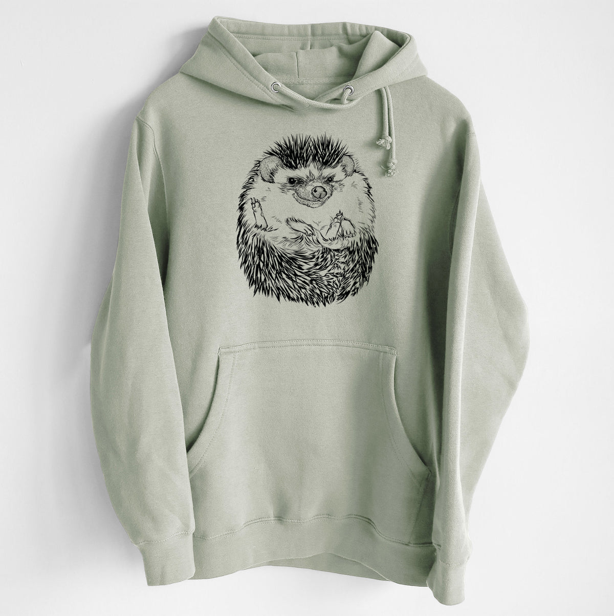 African Pygmy Hedgehog - Atelerix albiventris - Heavyweight Fleece Hoodie