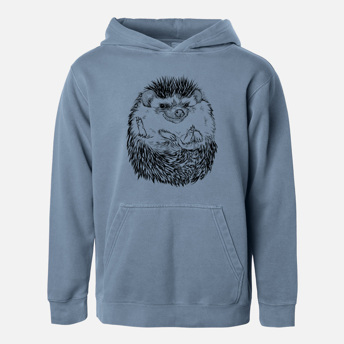 African Pygmy Hedgehog - Atelerix albiventris - Youth Pigment Dyed Hoodie