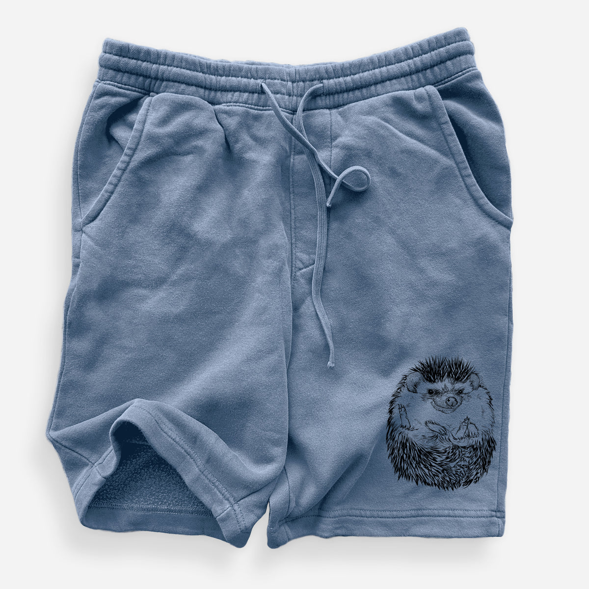 African Pygmy Hedgehog - Atelerix albiventris - Unisex Pigment Dyed Shorts