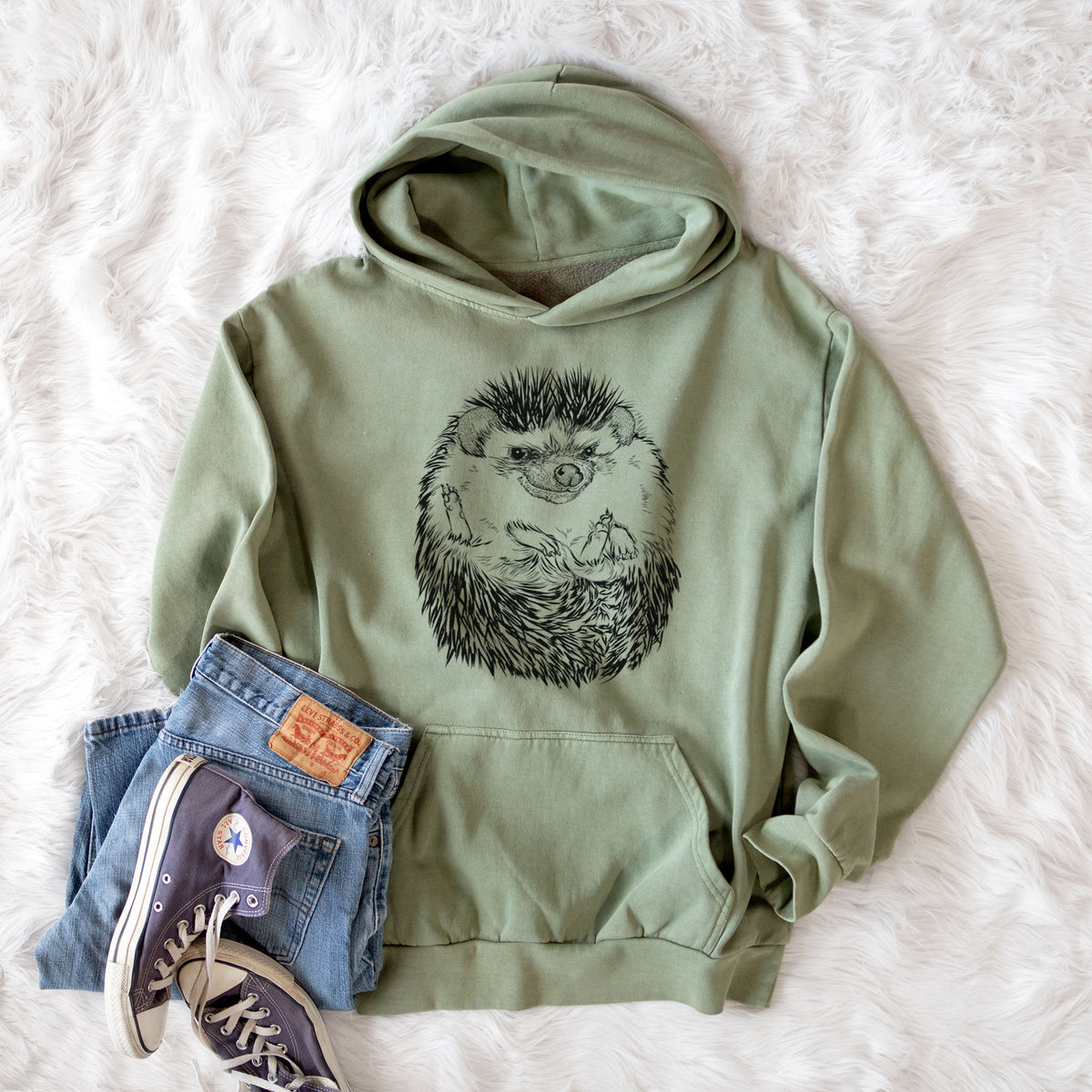 African Pygmy Hedgehog - Atelerix albiventris  - Urban Heavyweight Hoodie