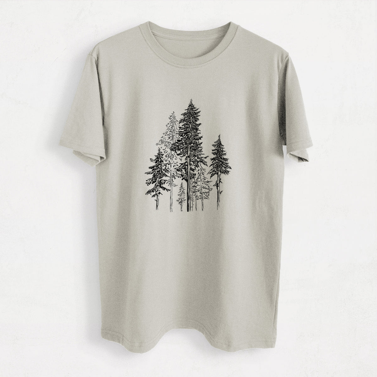 Hemlock Forest - Heavyweight Men&#39;s 100% Organic Cotton Tee
