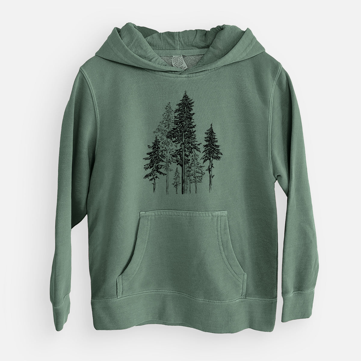 Hemlock Forest - Youth Pigment Dyed Hoodie