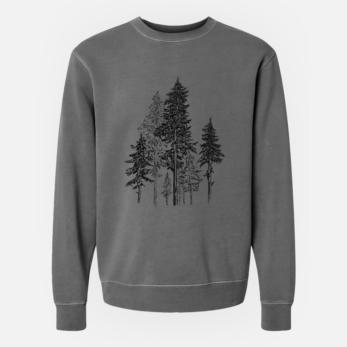 Hemlock Forest - Unisex Pigment Dyed Crew Sweatshirt