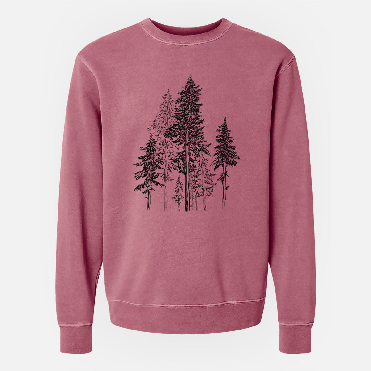 Hemlock Forest - Unisex Pigment Dyed Crew Sweatshirt