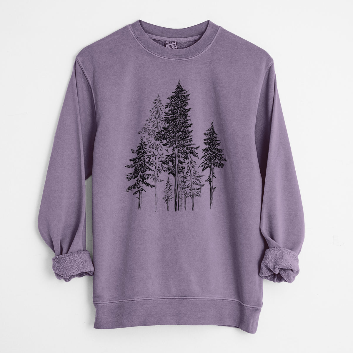 Hemlock Forest - Unisex Pigment Dyed Crew Sweatshirt