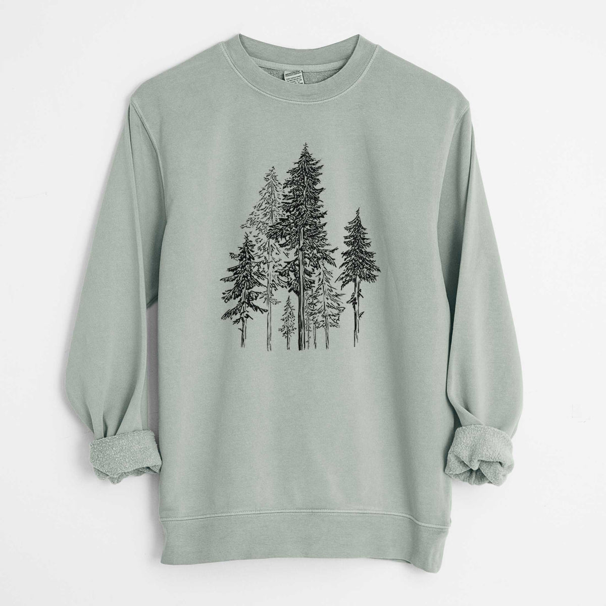 Hemlock Forest - Unisex Pigment Dyed Crew Sweatshirt