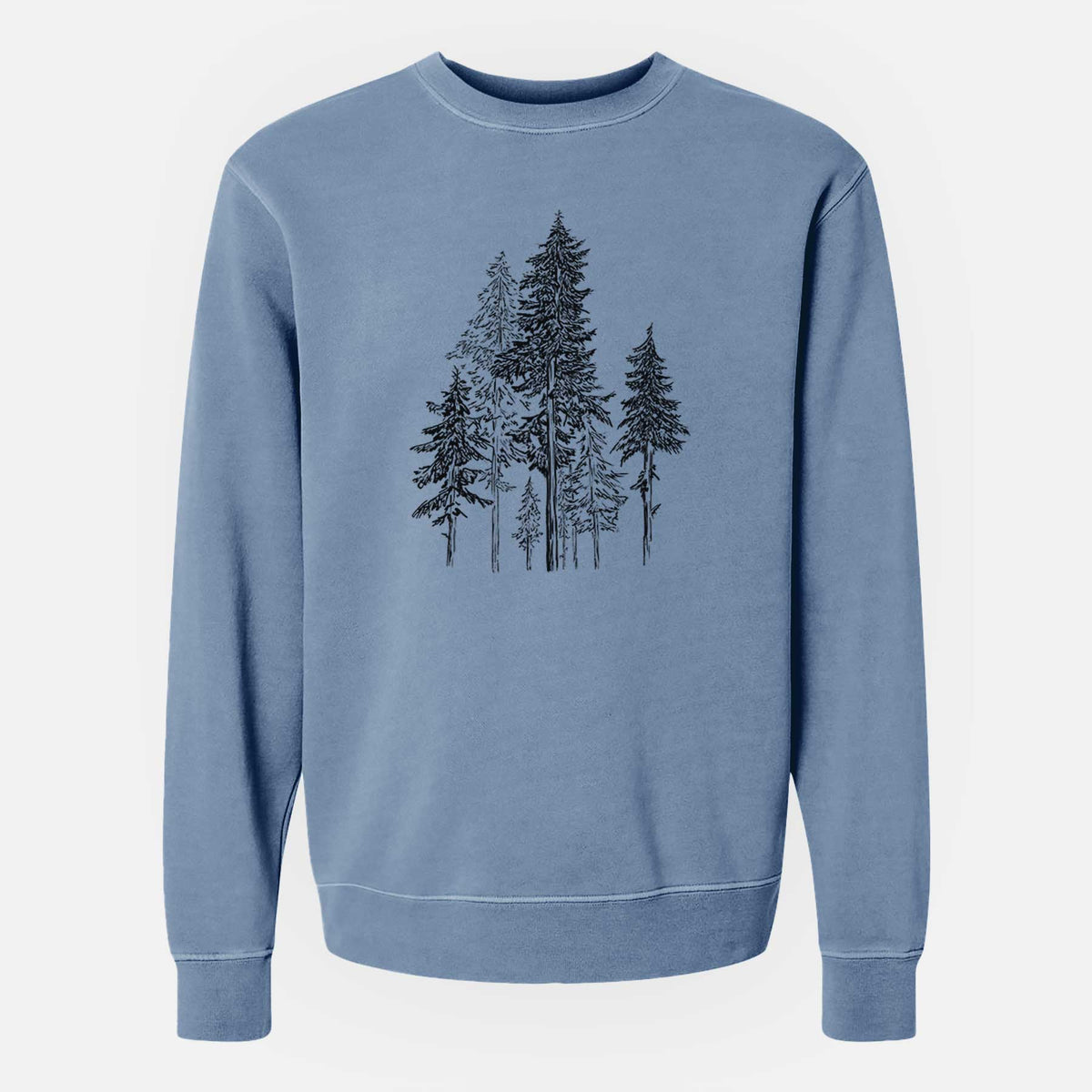 Hemlock Forest - Unisex Pigment Dyed Crew Sweatshirt