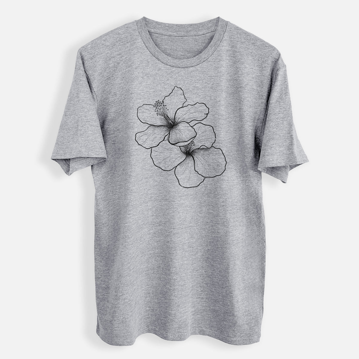 Hibiscus Flowers - Mens Everyday Staple Tee