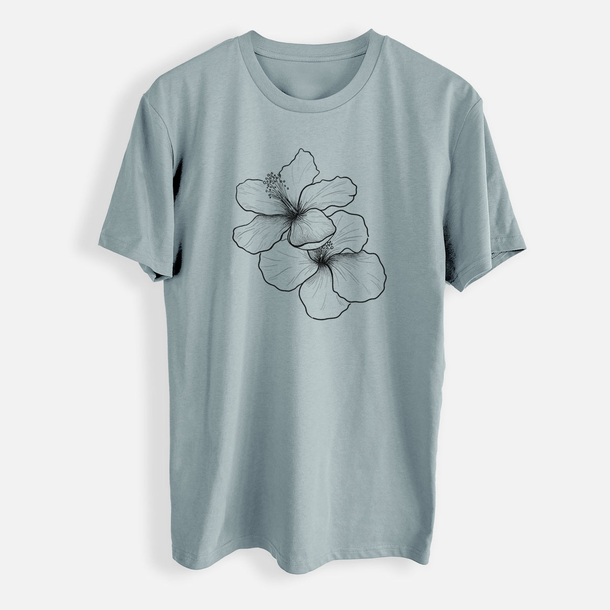 Hibiscus Flowers - Mens Everyday Staple Tee