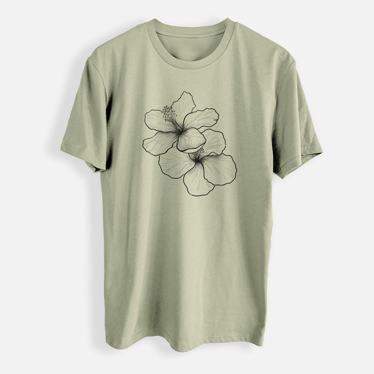 Hibiscus Flowers - Mens Everyday Staple Tee