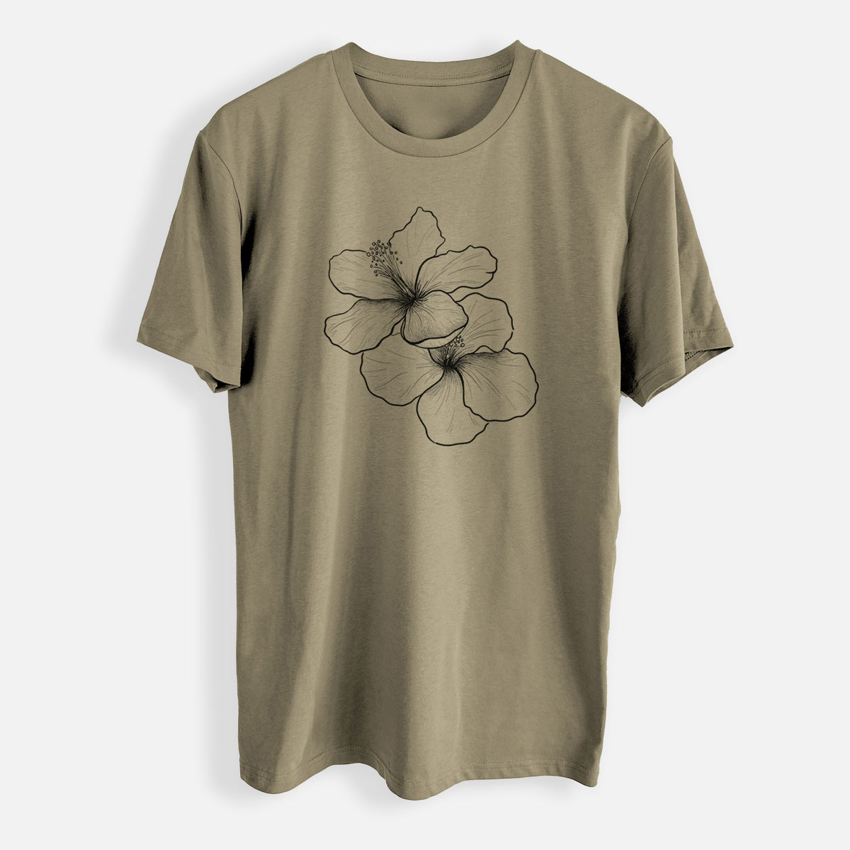 Hibiscus Flowers - Mens Everyday Staple Tee