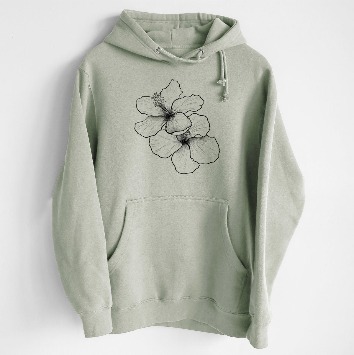 Hibiscus Flowers - Heavyweight Fleece Hoodie