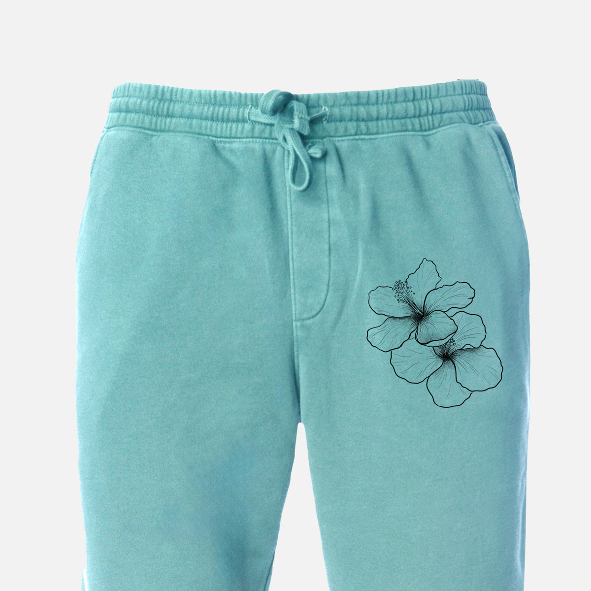 Hibiscus Flowers - Unisex Pigment Dyed Sweatpants