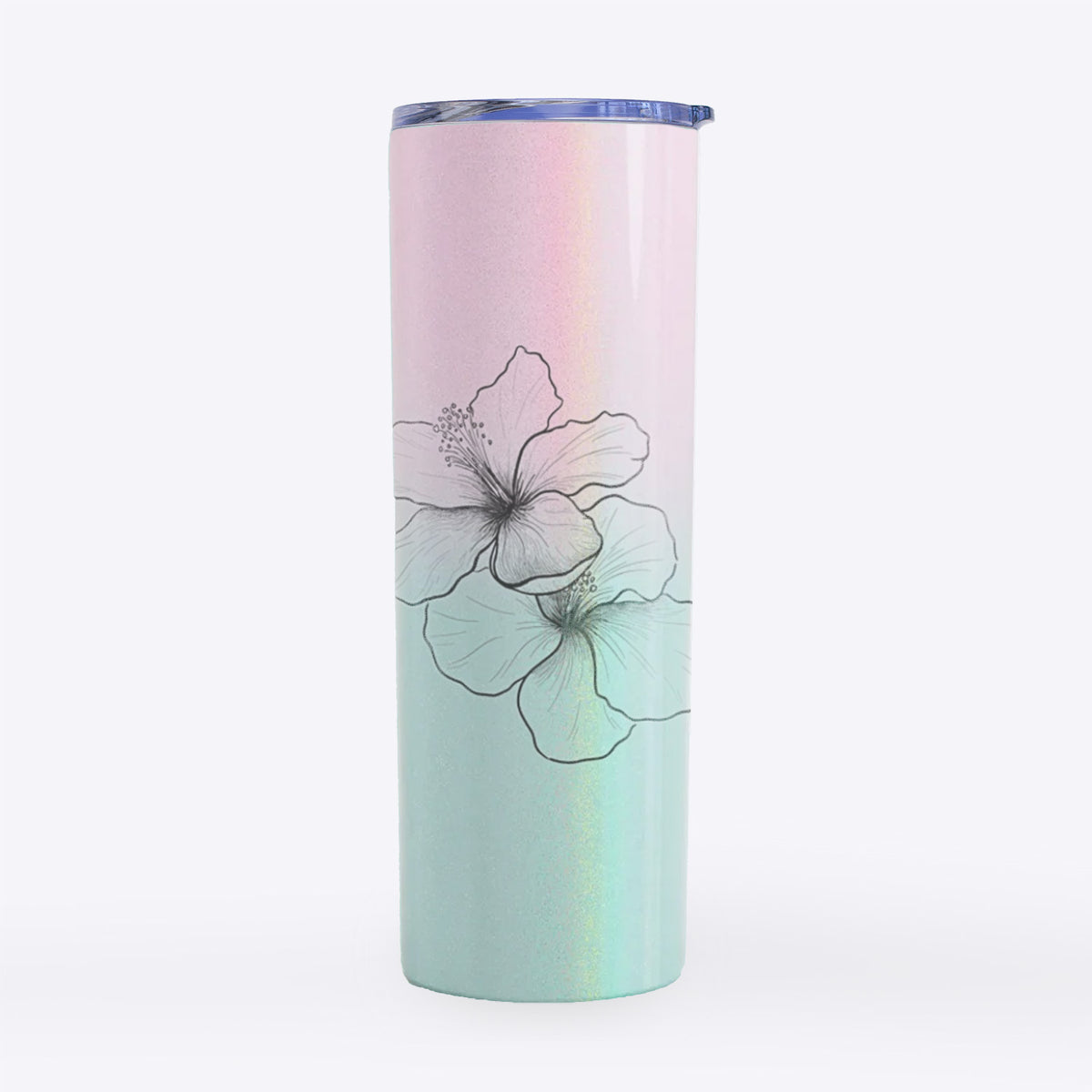 Hibiscus Flowers - 20oz Skinny Tumbler