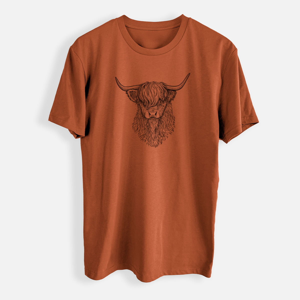 Scottish Highland Cow - Bos taurus taurus - Mens Everyday Staple Tee