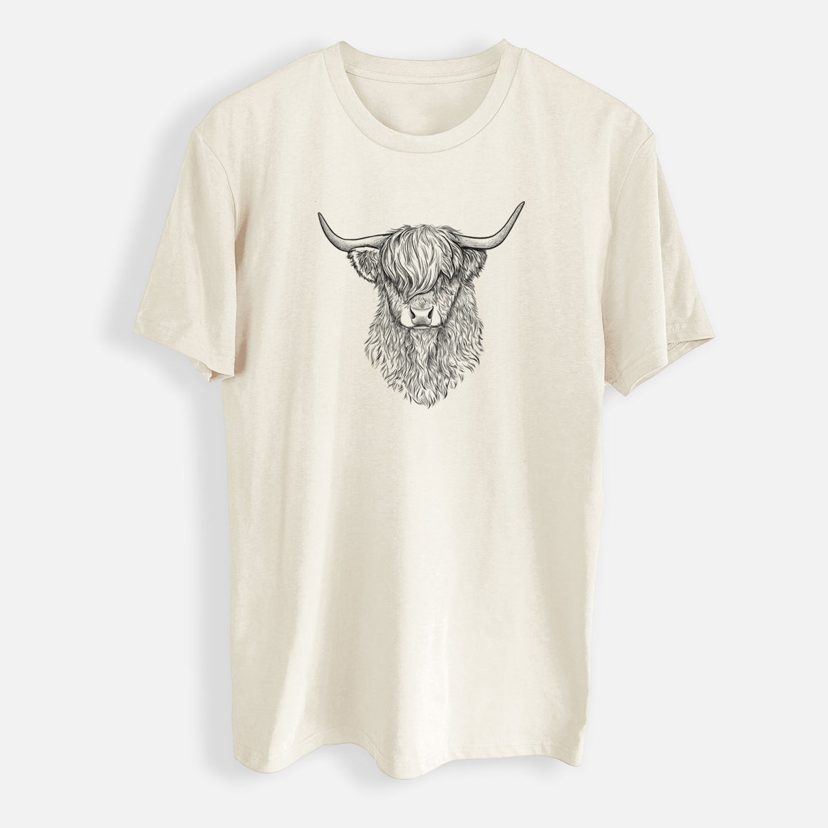 Scottish Highland Cow - Bos taurus taurus - Mens Everyday Staple Tee