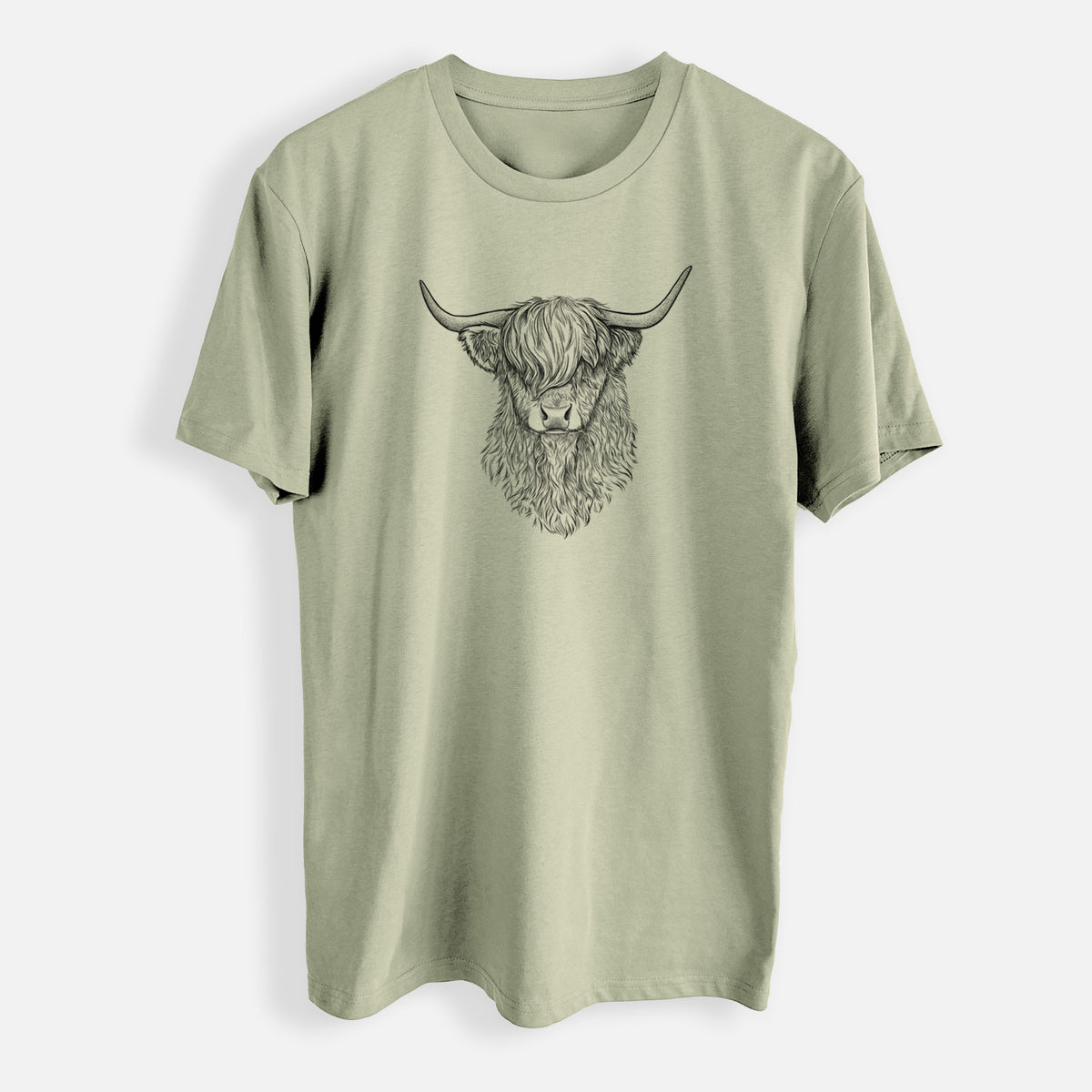 Scottish Highland Cow - Bos taurus taurus - Mens Everyday Staple Tee