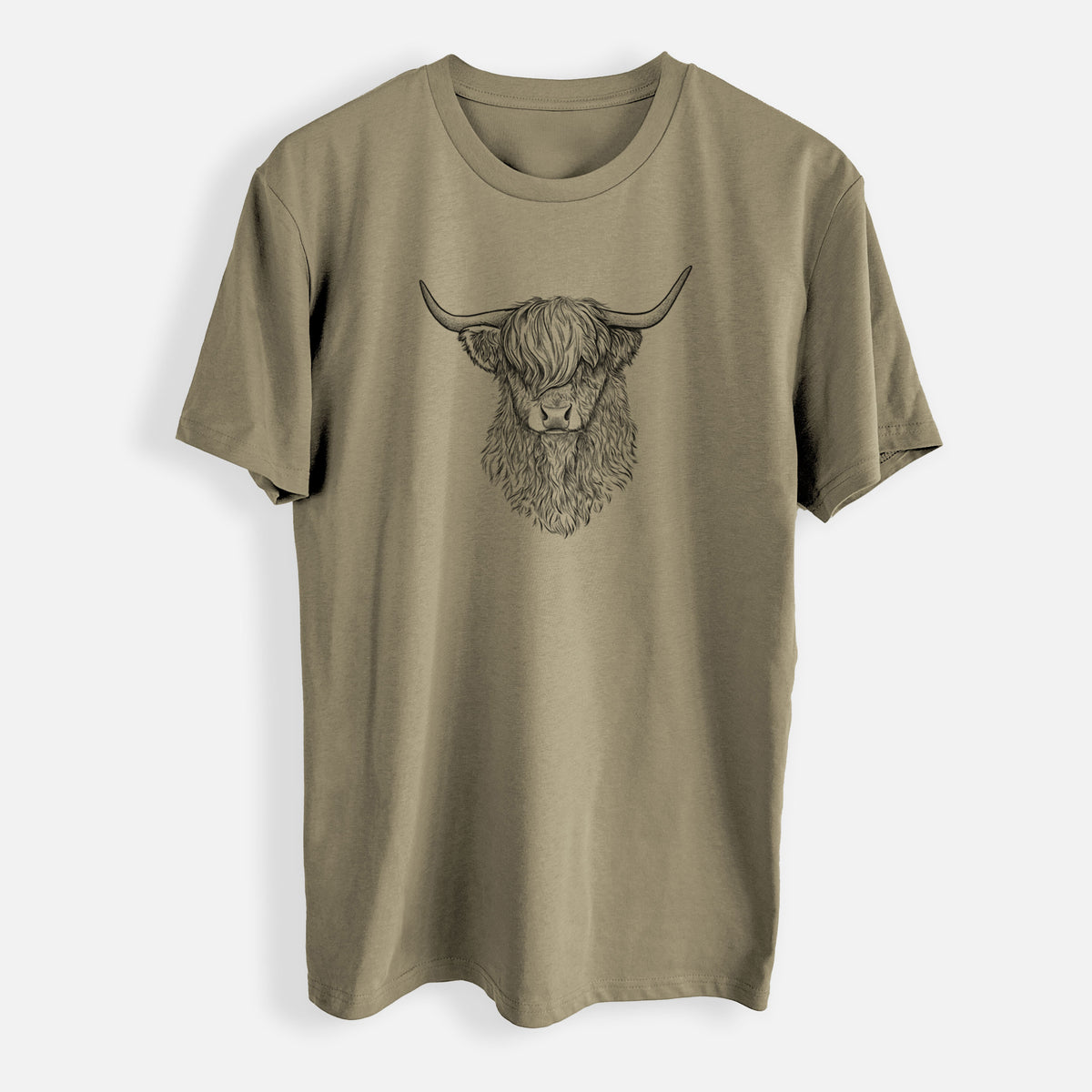 Scottish Highland Cow - Bos taurus taurus - Mens Everyday Staple Tee