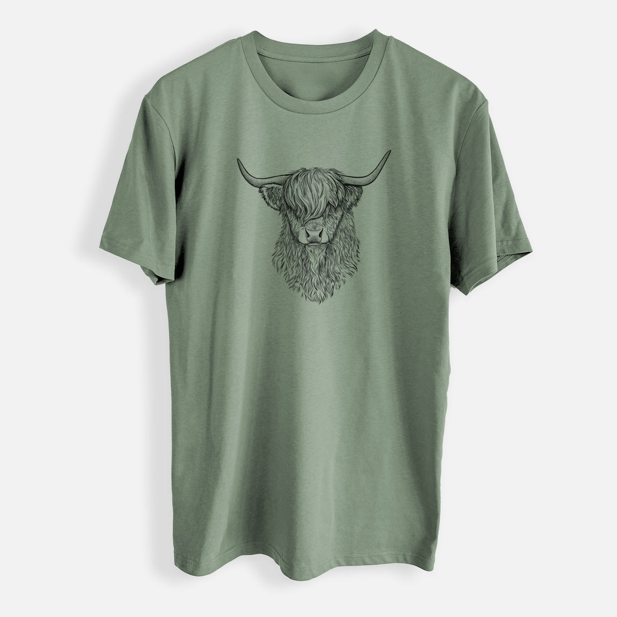 Scottish Highland Cow - Bos taurus taurus - Mens Everyday Staple Tee