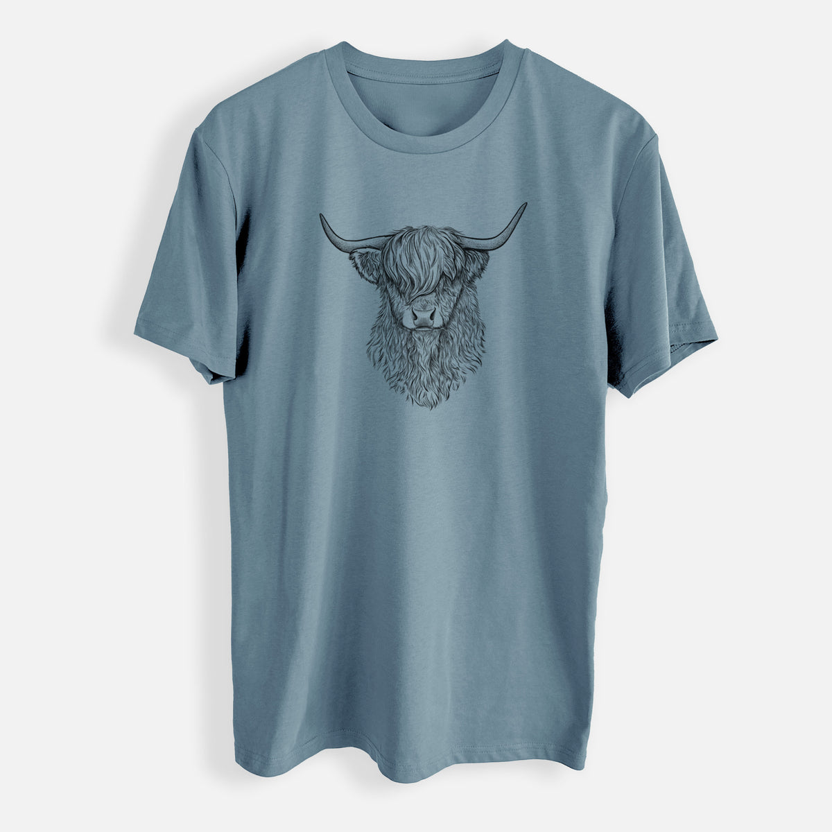 Scottish Highland Cow - Bos taurus taurus - Mens Everyday Staple Tee