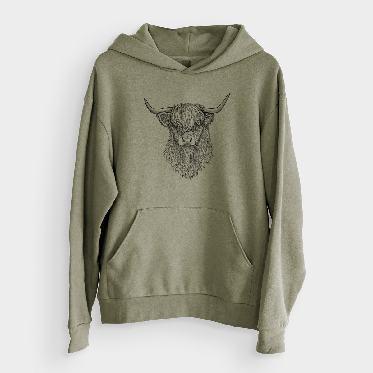 Scottish Highland Cow - Bos taurus taurus  - Bodega Midweight Hoodie