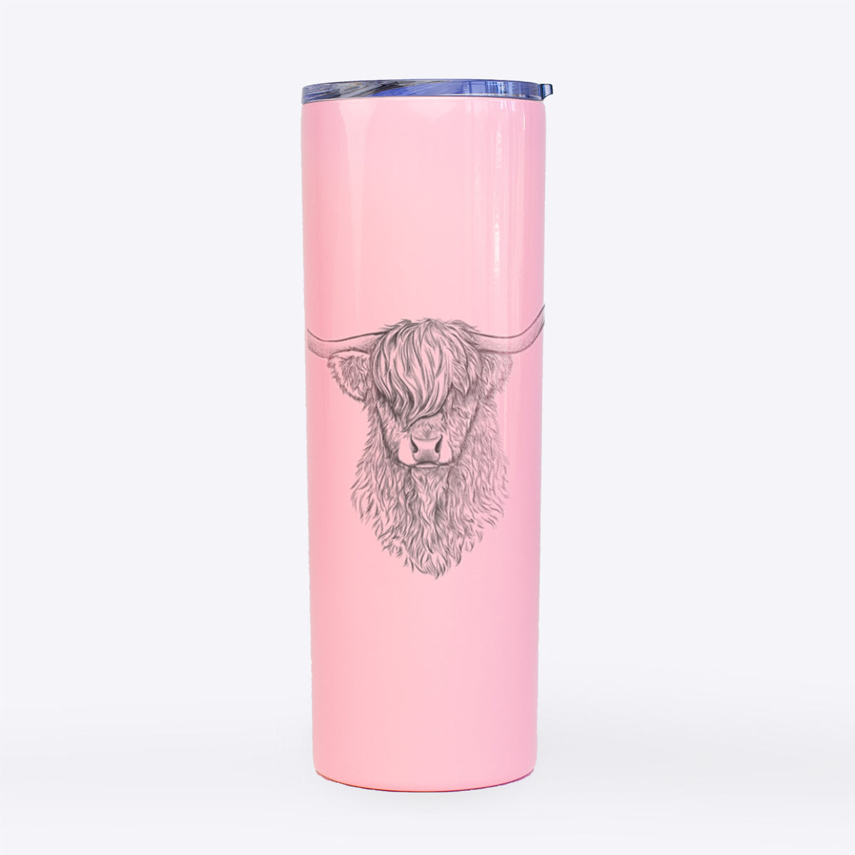 Scottish Highland Cow - Bos taurus taurus - 20oz Skinny Tumbler