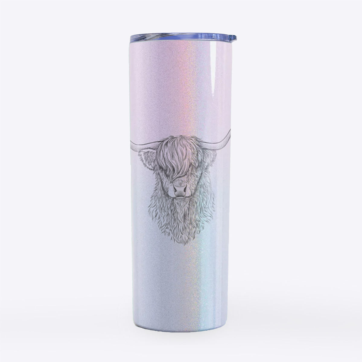 Scottish Highland Cow - Bos taurus taurus - 20oz Skinny Tumbler