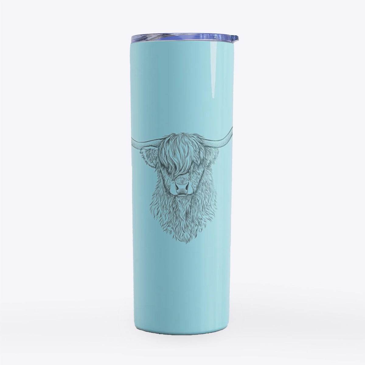 Scottish Highland Cow - Bos taurus taurus - 20oz Skinny Tumbler