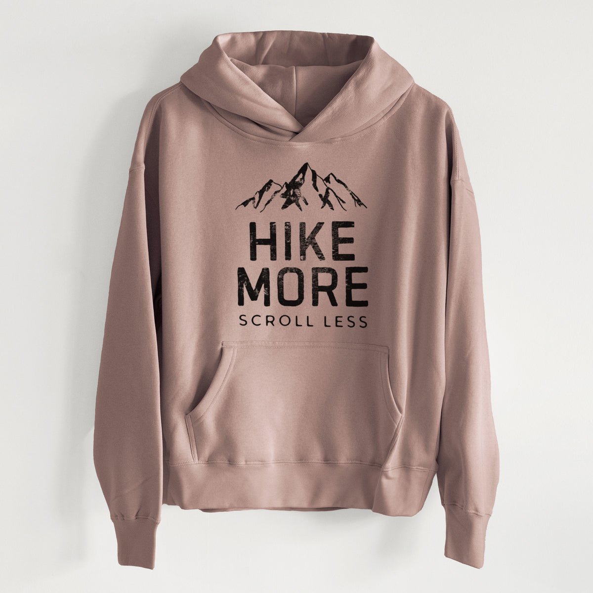 Hike More - Scroll Less - Women&#39;s Heavyweight Relaxed Hoodie
