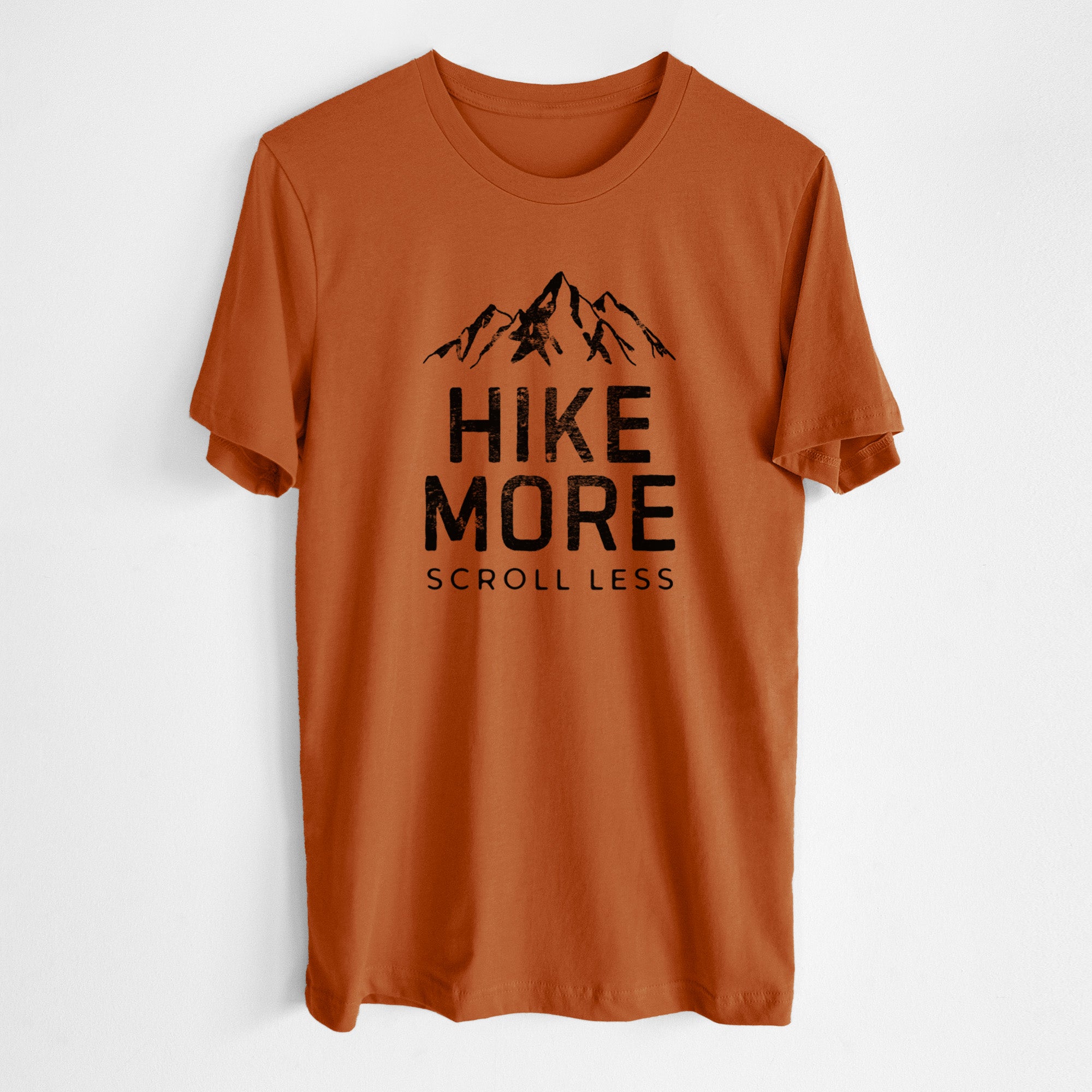 Hike More - Scroll Less - Lightweight 100% Cotton Unisex Crewneck