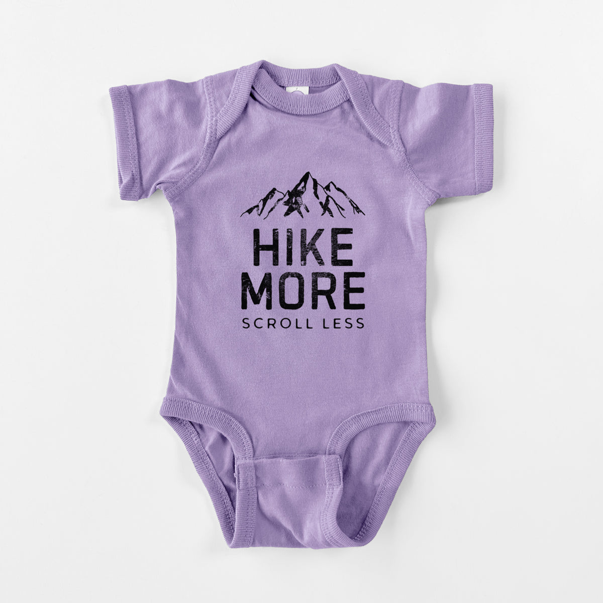 Hike More - Scroll Less - Baby Fine Jersey Bodysuit