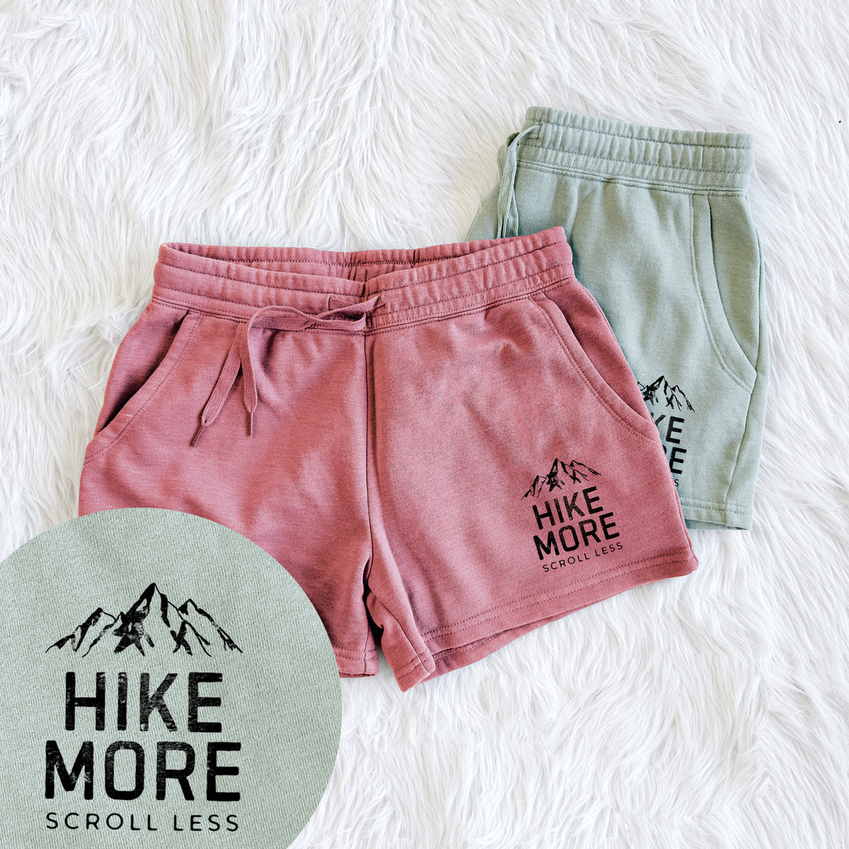 Hike More - Scroll Less - Women&#39;s Cali Wave Shorts