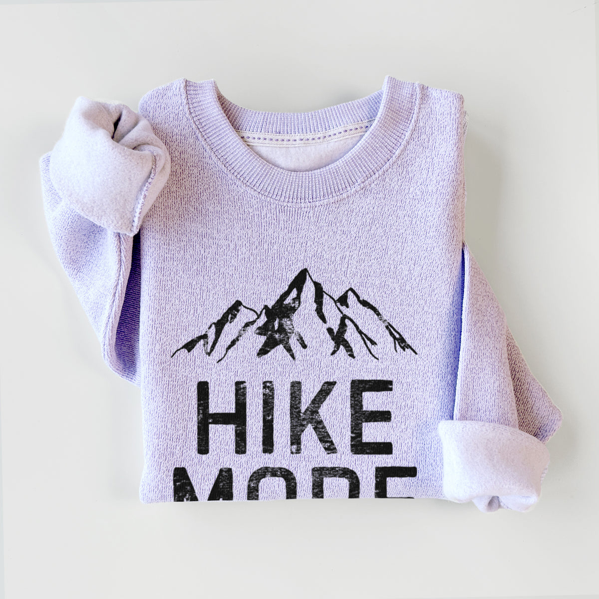 Hike More - Scroll Less - Knit Sweatshirt