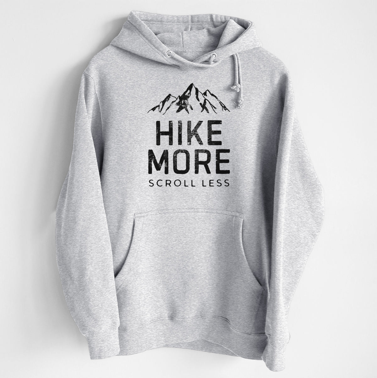 Hike More - Scroll Less - Heavyweight Fleece Hoodie