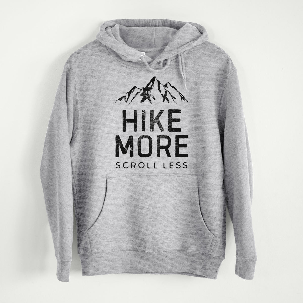 Hike More - Scroll Less  - Mid-Weight Unisex Premium Blend Hoodie