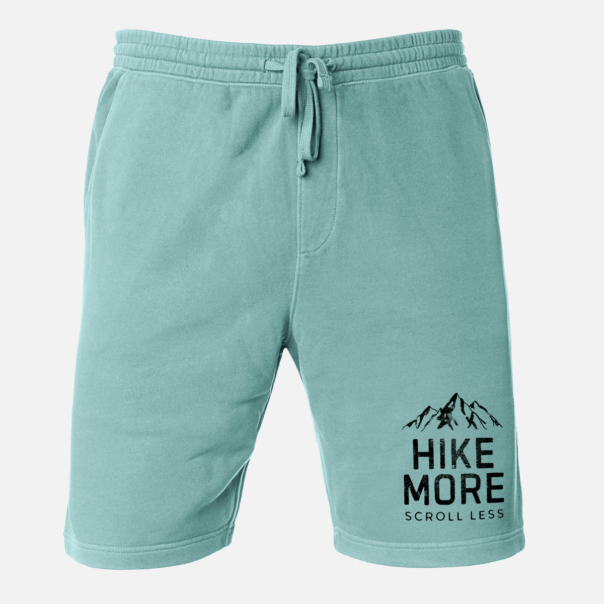 Hike More - Scroll Less - Unisex Pigment Dyed Shorts
