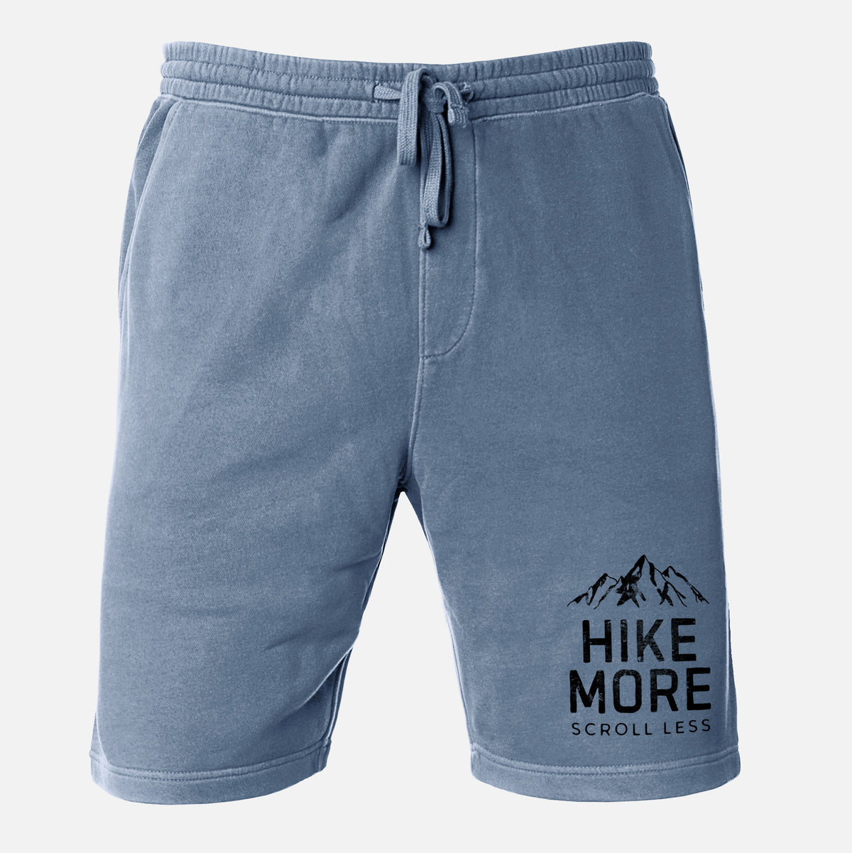 Hike More - Scroll Less - Unisex Pigment Dyed Shorts