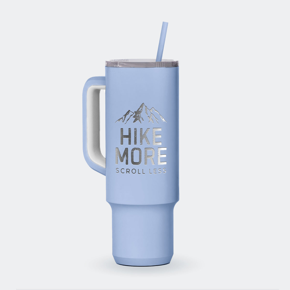 Hike More - Scroll Less - 40oz Skinny Recharge Tumbler