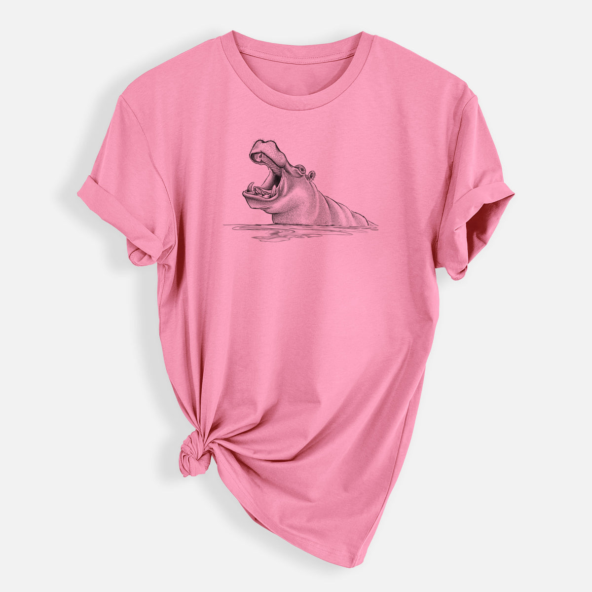 Hippo - Hippopotamus amphibius - Mens Everyday Staple Tee