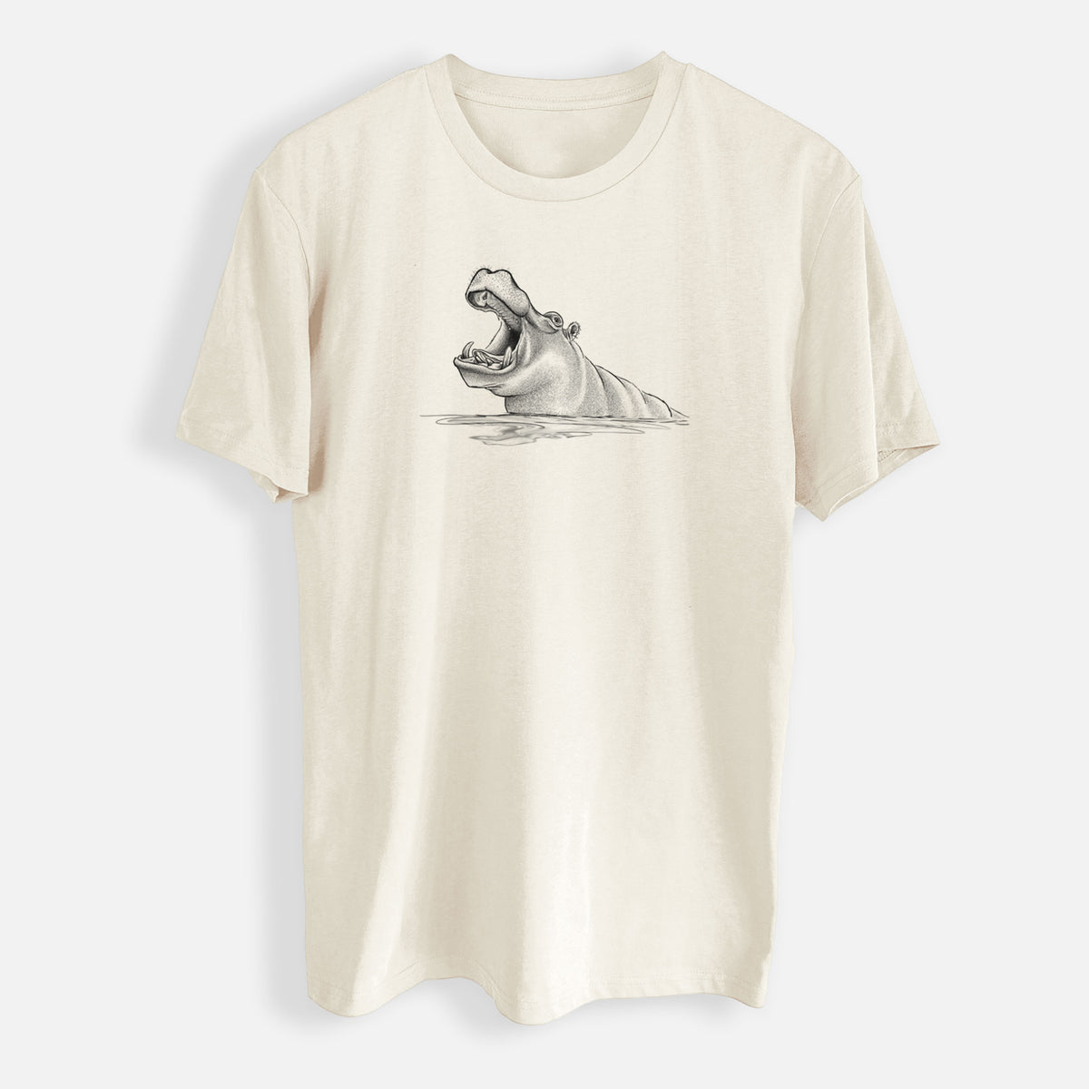 Hippo - Hippopotamus amphibius - Mens Everyday Staple Tee