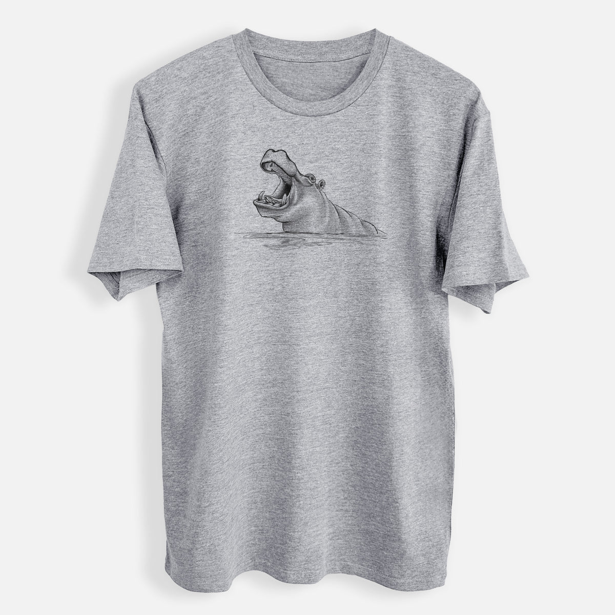 Hippo - Hippopotamus amphibius - Mens Everyday Staple Tee