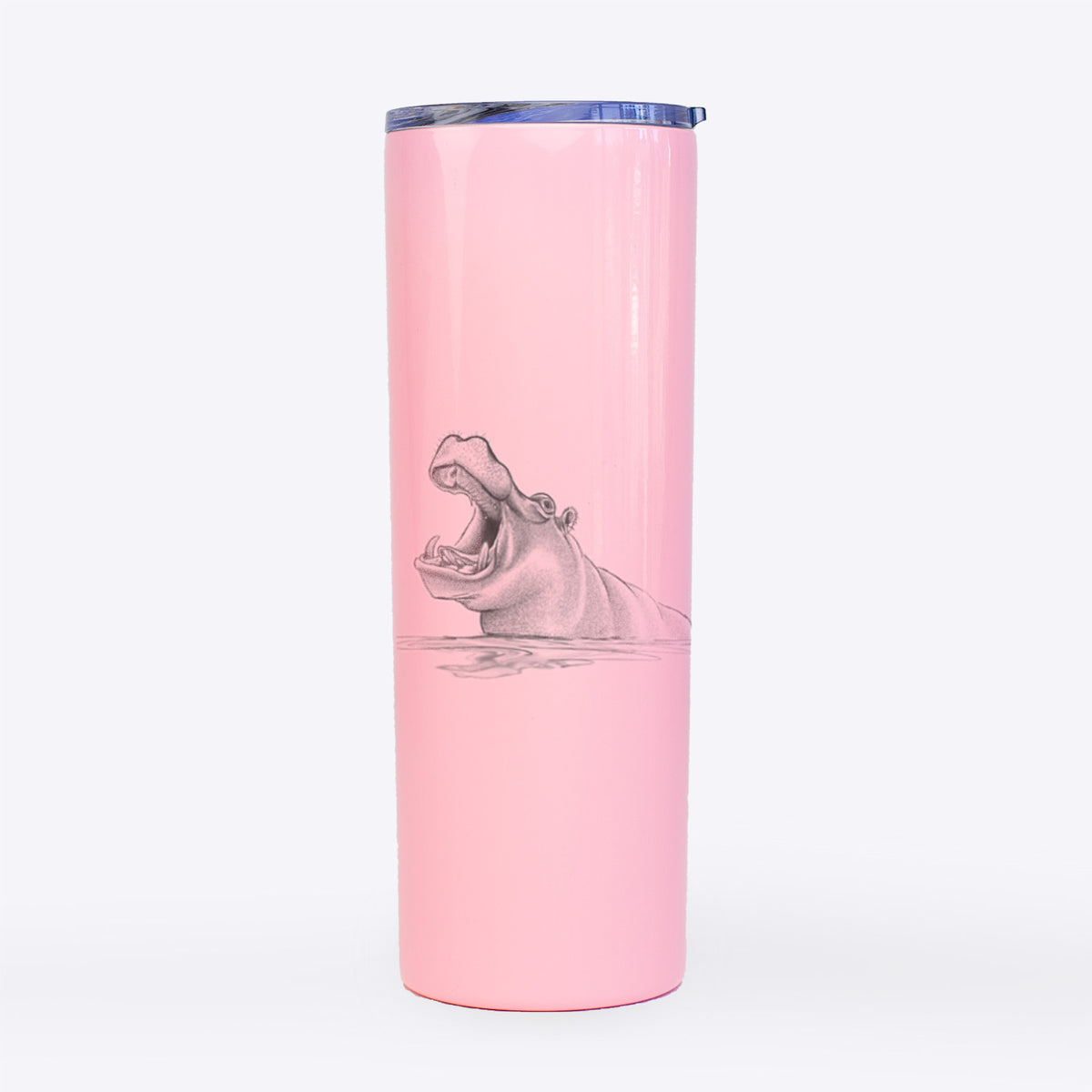 Hippo - Hippopotamus amphibius - 20oz Skinny Tumbler