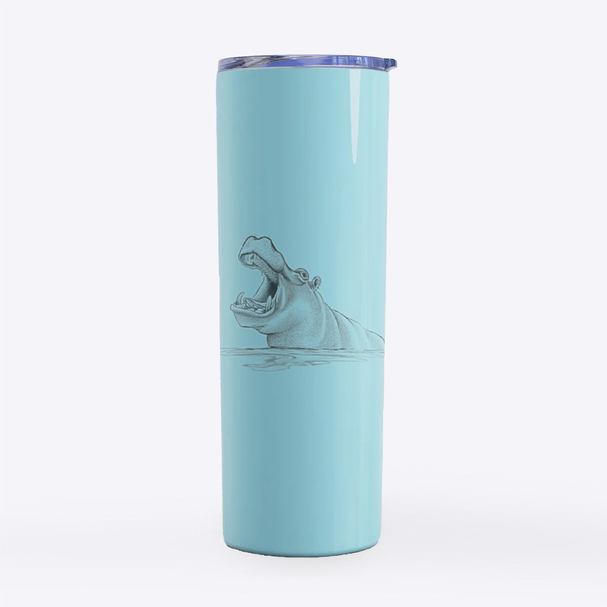 Hippo - Hippopotamus amphibius - 20oz Skinny Tumbler