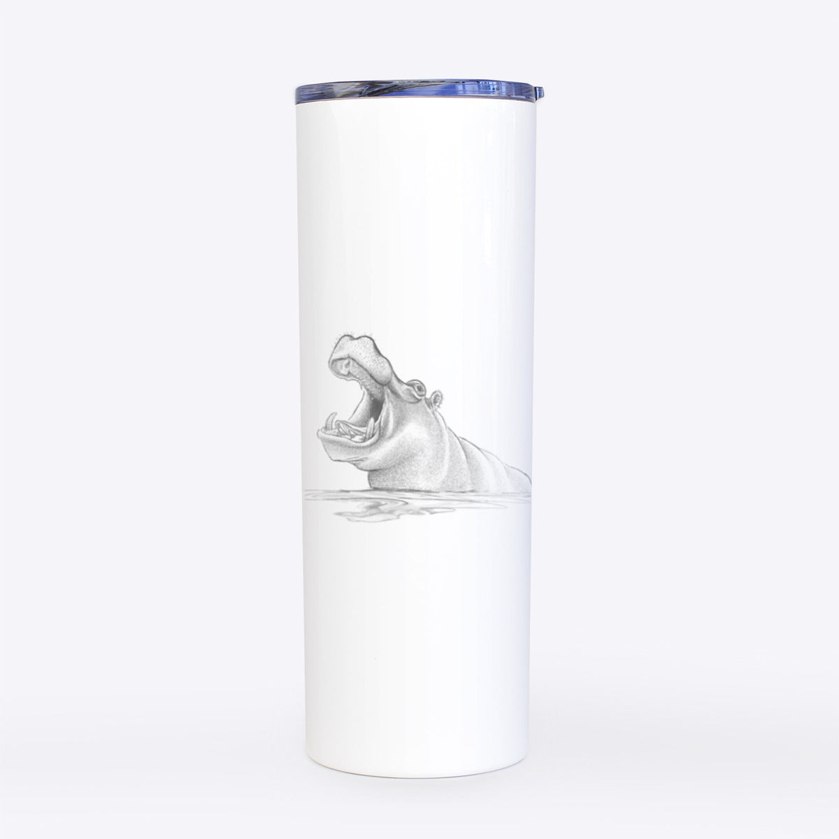 Hippo - Hippopotamus amphibius - 20oz Skinny Tumbler