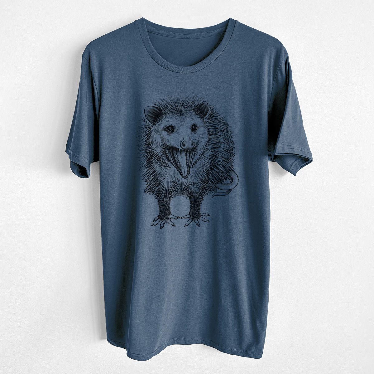 CLOSEOUT - Hissing Opossum - Didelphidae - Unisex Crewneck - Made in USA - 100% Organic Cotton