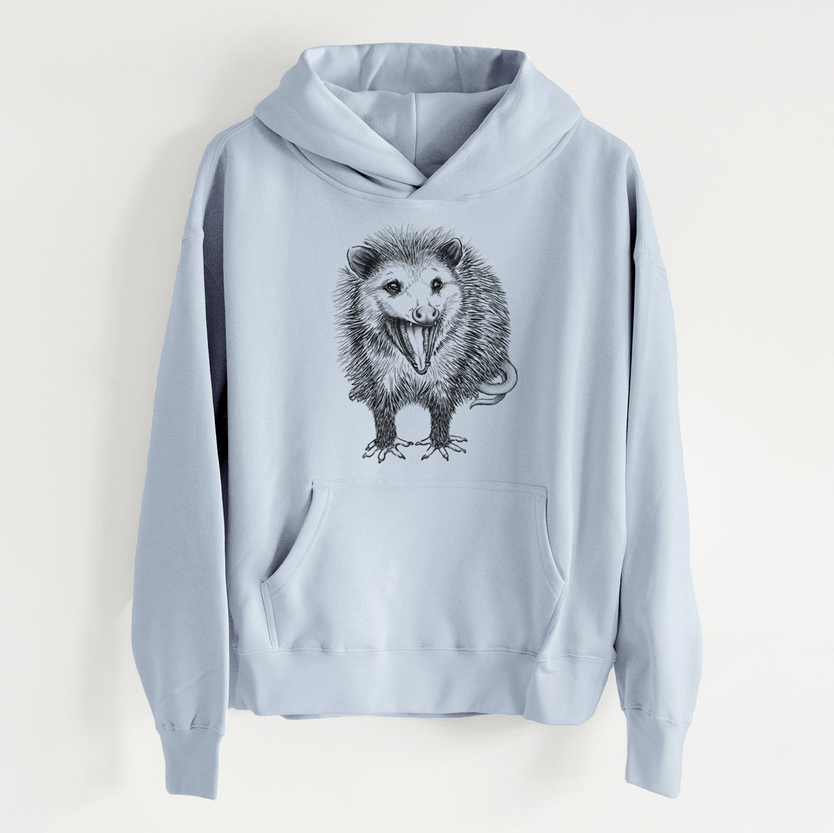 CLOSEOUT - Hissing Opossum - Didelphidae - Women&#39;s Heavyweight Relaxed Hoodie