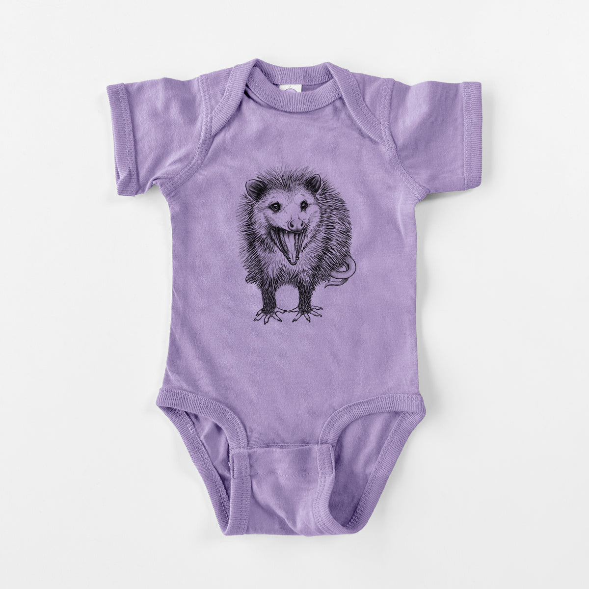 Hissing Opossum - Didelphidae - Baby Fine Jersey Bodysuit