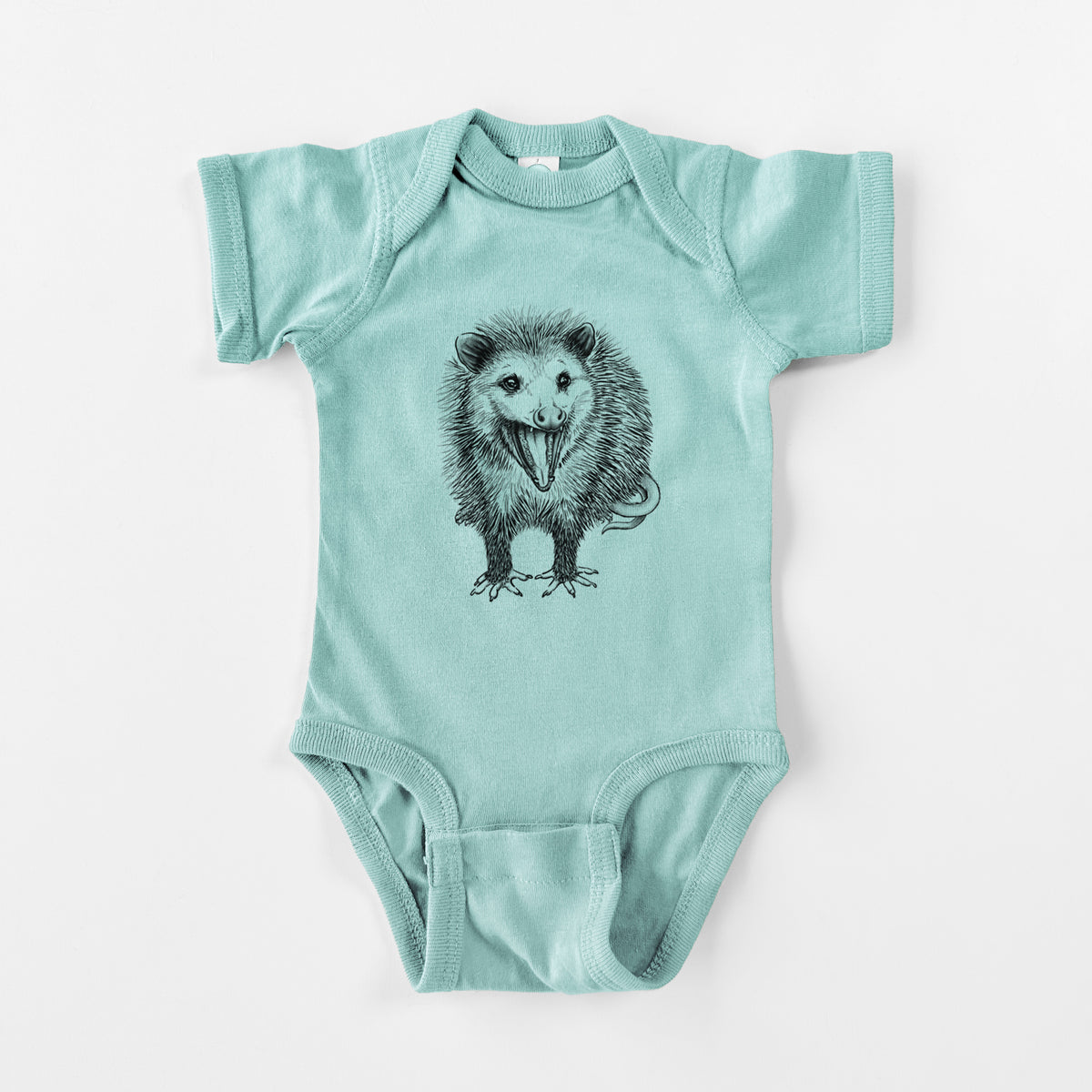 Hissing Opossum - Didelphidae - Baby Fine Jersey Bodysuit